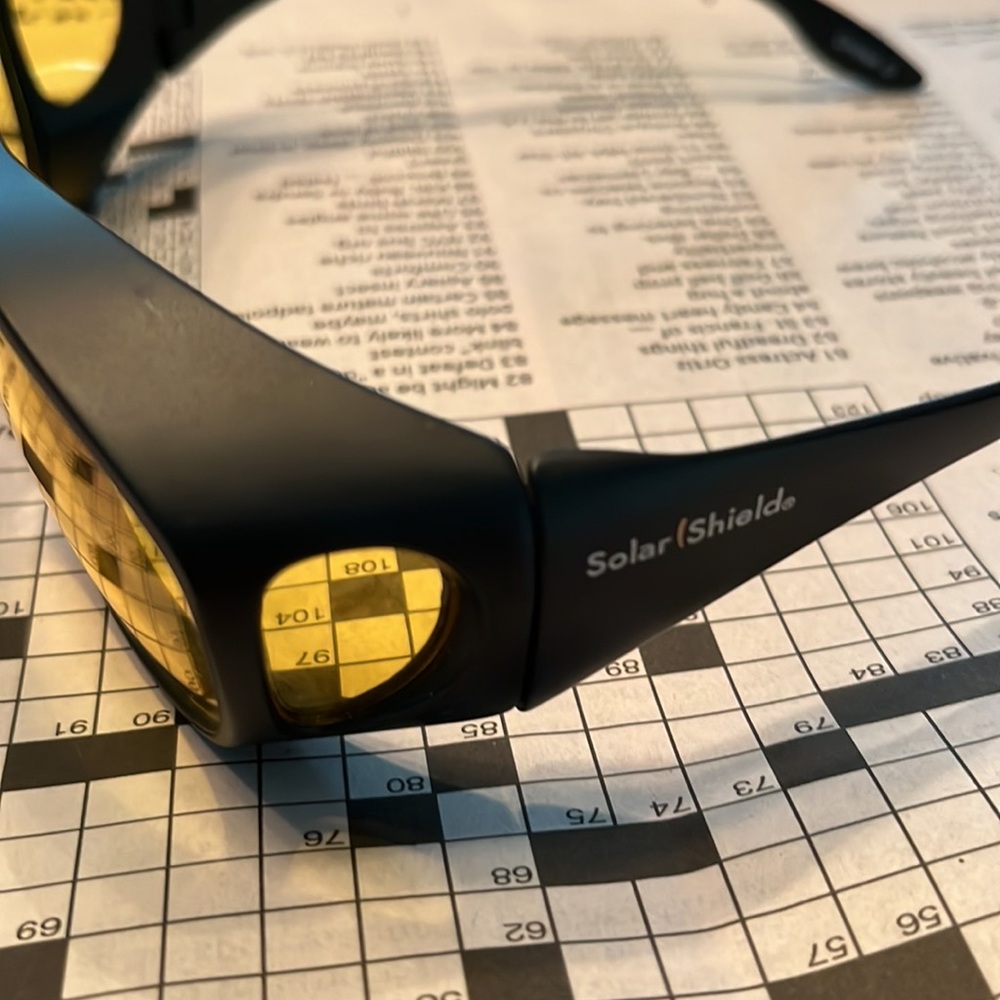 Solar Shield glasses for night driving or driving with sun glare. - Picture 3 of 4